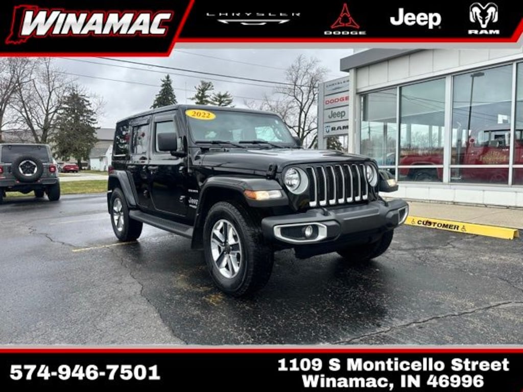 Used 2022 Jeep Wrangler Unlimited Sahara SUV