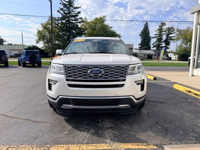 Used 2018 Ford Explorer Platinum with VIN 1FM5K8HT3JGB98042 for sale in Winamac, IN