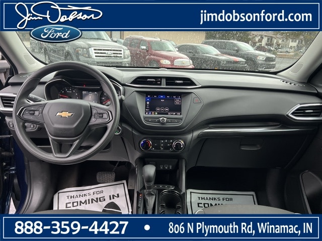 Used 2022 Chevrolet Trailblazer LT with VIN KL79MRSL1NB097581 for sale in Winamac, IN