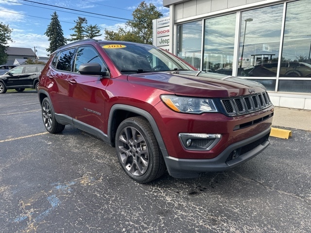 Used 2021 Jeep Compass 80th Spec. Edition with VIN 3C4NJCEB3MT550008 for sale in Winamac, IN