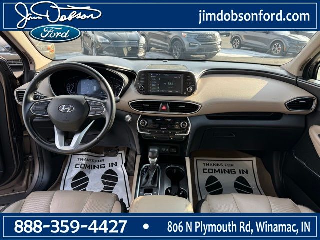 Used 2020 Hyundai Santa Fe SEL with VIN 5NMS3CAA4LH200165 for sale in Winamac, IN
