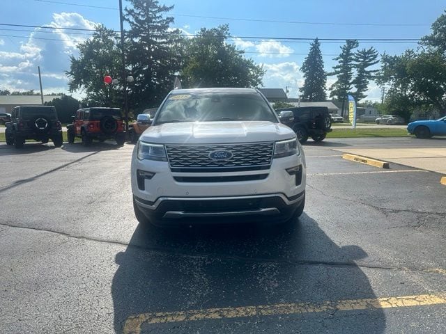 Used 2018 Ford Explorer Platinum with VIN 1FM5K8HT3JGB98042 for sale in Winamac, IN