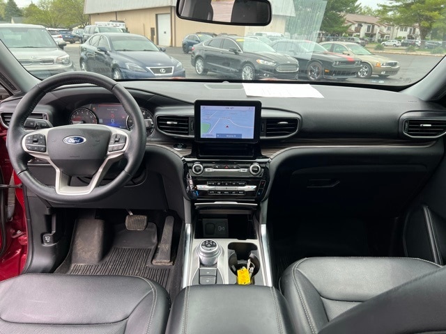 Used 2021 Ford Explorer Limited HEV with VIN 1FM5K8FW8MNA03887 for sale in Winamac, IN
