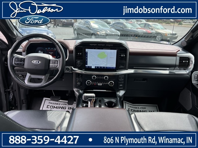 Used 2021 Ford F-150 Lariat with VIN 1FTFW1E59MKD92876 for sale in Winamac, IN