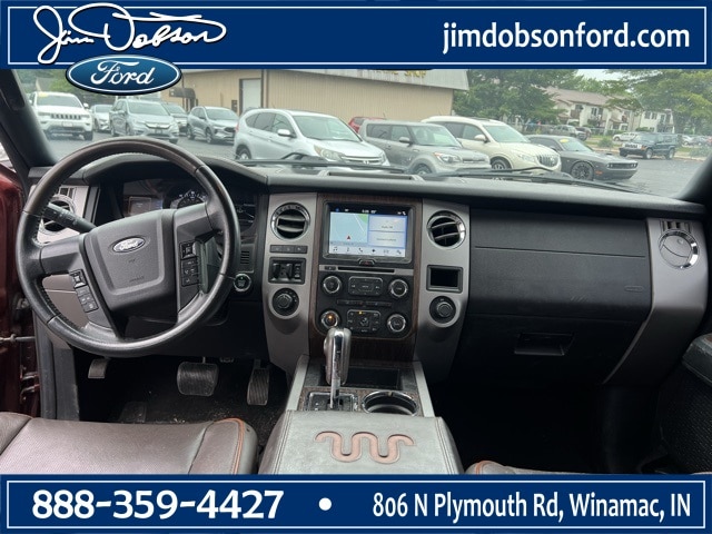 Used 2017 Ford Expedition King Ranch with VIN 1FMJK1JT3HEA46929 for sale in Winamac, IN