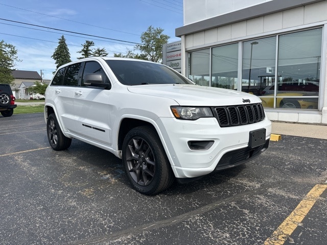 Used 2021 Jeep Grand Cherokee 80th Edition with VIN 1C4RJFBG0MC772911 for sale in Winamac, IN