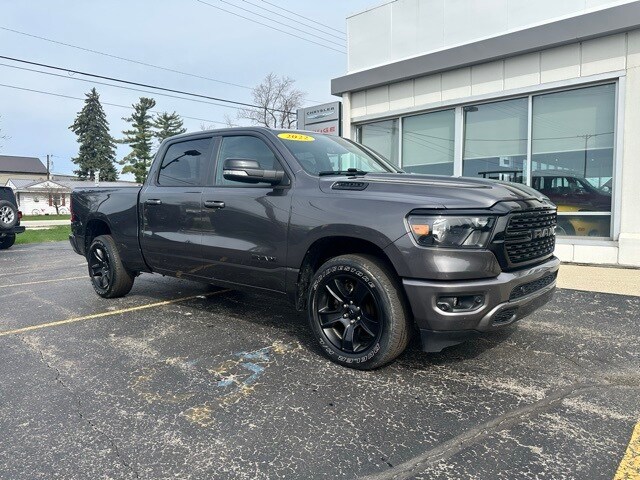 Used 2022 RAM Ram 1500 Pickup Big Horn/Lone Star with VIN 1C6SRFMT9NN281254 for sale in Winamac, IN