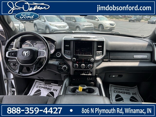 Used 2019 RAM Ram 1500 Pickup Big Horn/Lone Star with VIN 1C6SRFFT0KN729339 for sale in Winamac, IN