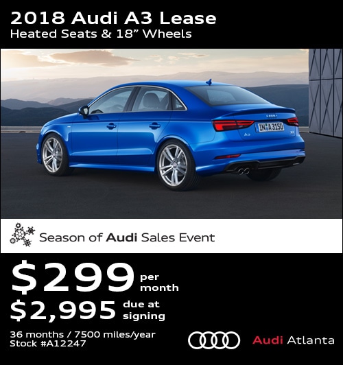 2018 Audi A3 Lease