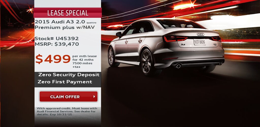 2017 Audi Lease Deals Offers