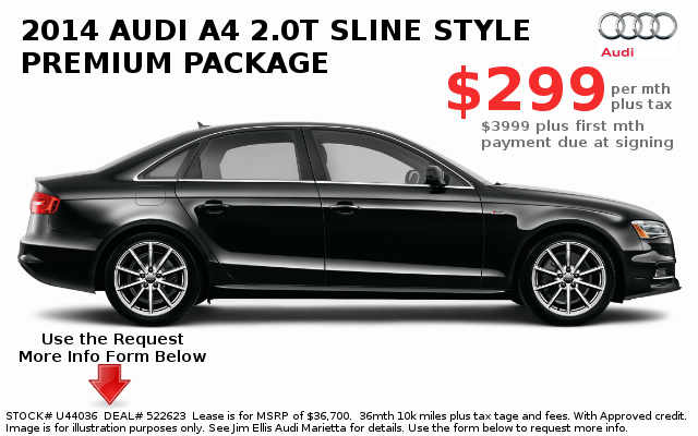 2017 Audi A4 Lease Quote