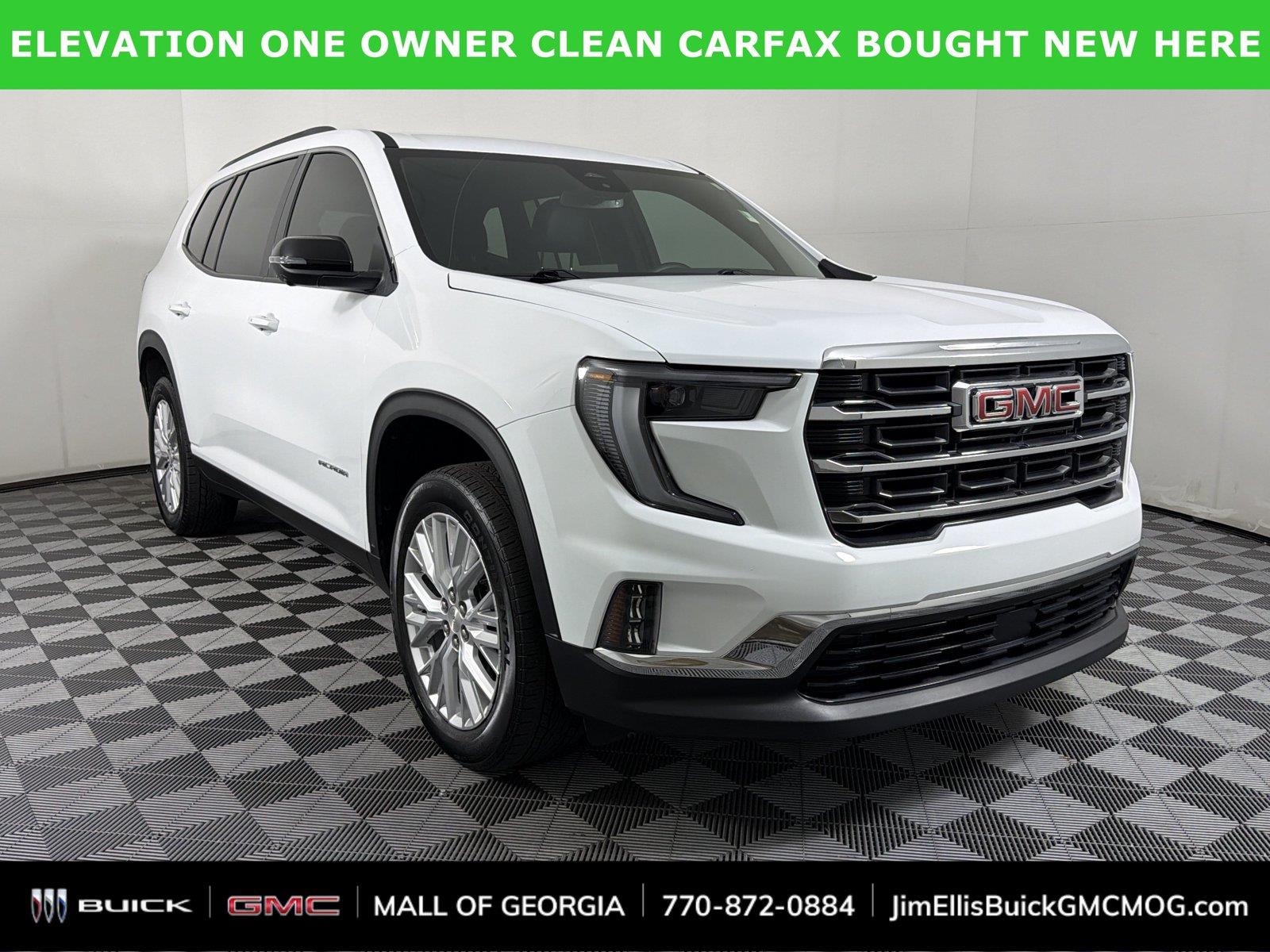 Certified 2025 GMC Acadia FWD Elevation