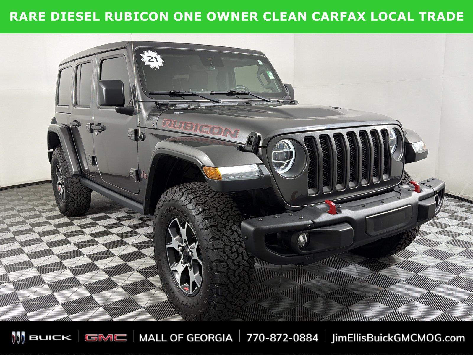 Certified 2021 Jeep Wrangler Unlimited Rubicon SUV