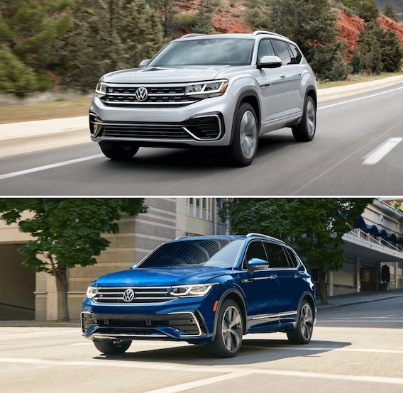Compare The 2023 Volkswagen Tiguan And Atlas