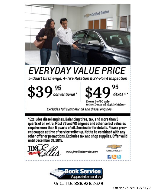 Service Your Car Truck Or Suv At Jim Ellis Chevy Atlanta Jim
