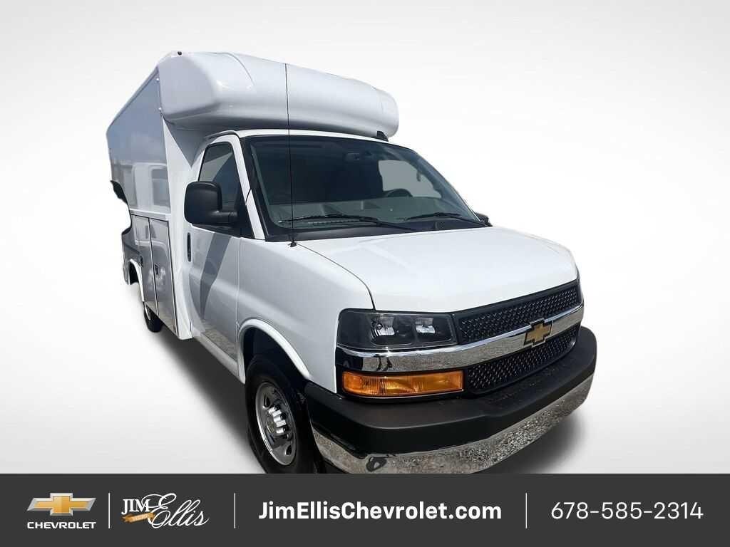 New 2025 Chevrolet Express Cutaway Work Van Truck