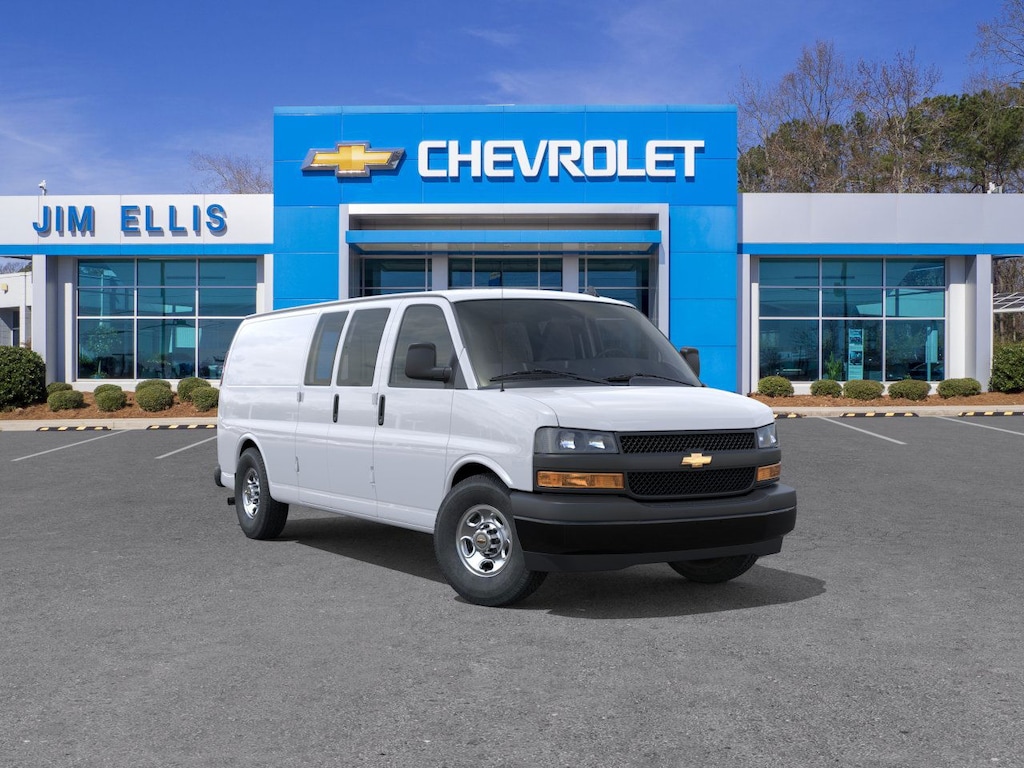 New 2025 Chevrolet Express Cargo 3500 Work Van Van Extended Cargo Van