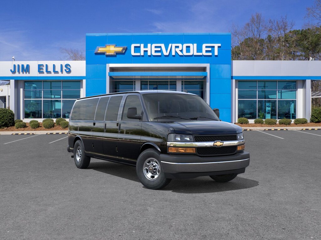 New 2025 Chevrolet Express Cargo 3500 LT Van Extended Passenger Van