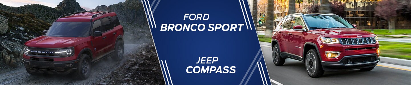 2021 Jeep Compass vs 2021 Ford Bronco Sport