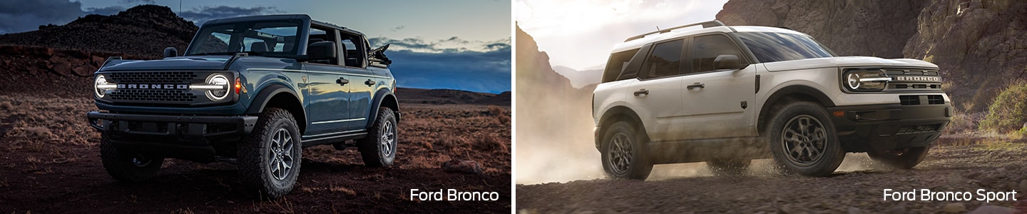 Ford Bronco vs Ford Bronco Sport