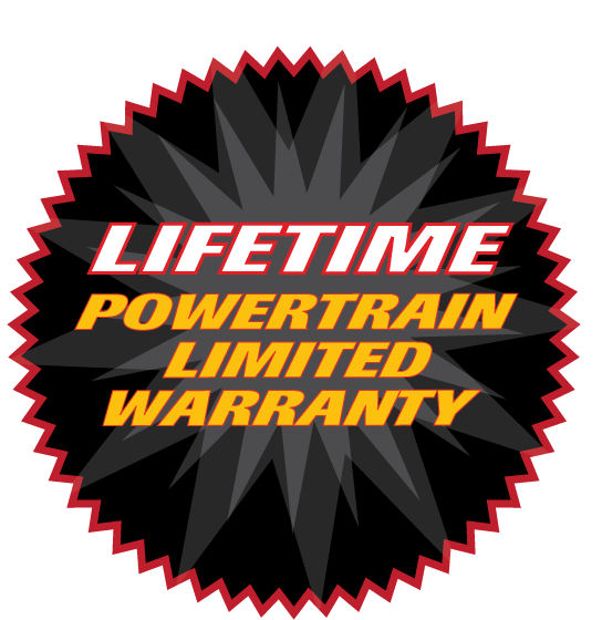 Lifetime Powertrain Warranty