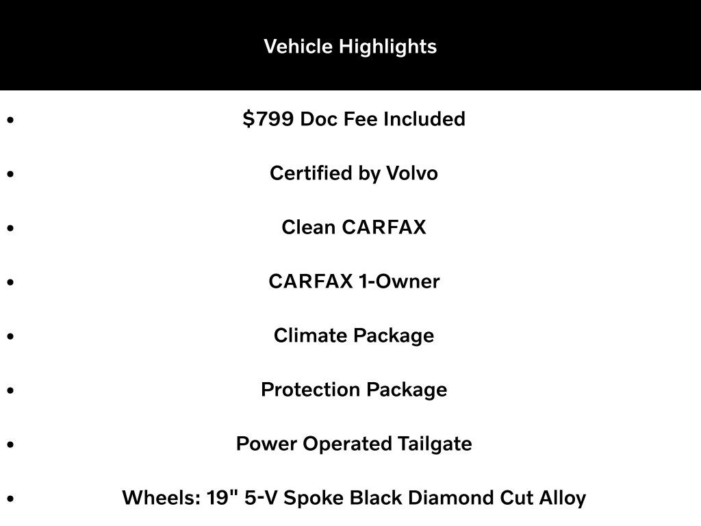 Certified 2023 Volvo XC60 B5 AWD Plus Bright SUV