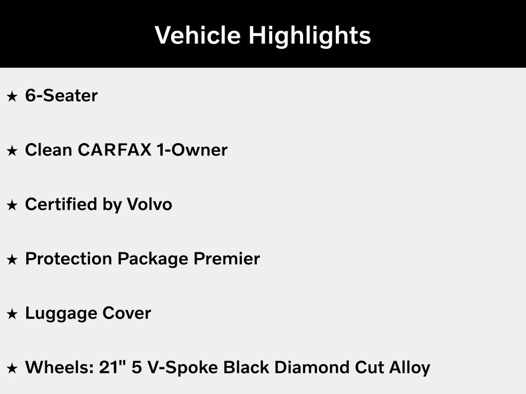 Certified 2024 Volvo XC90 B6 Ultimate Bright 6-Seater SUV