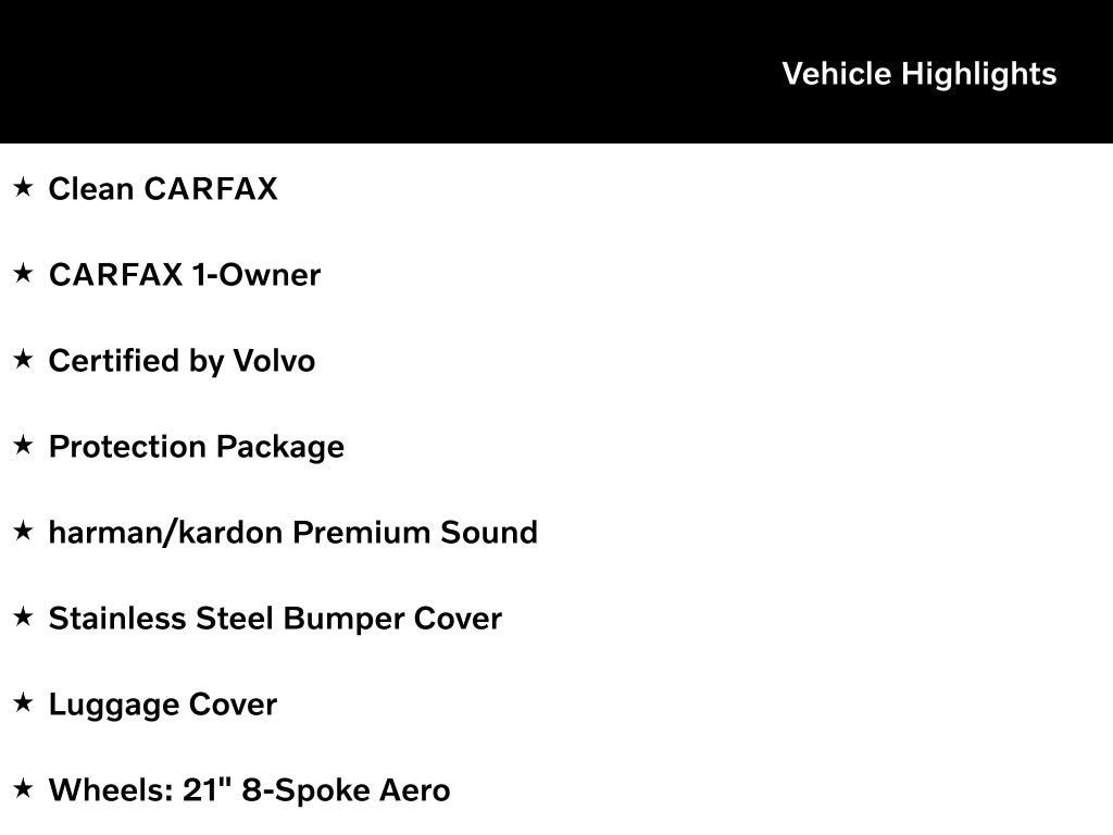 Certified 2024 Volvo XC90 Recharge Plug-In Hybrid T8 Plus Bright 7-Seater SUV