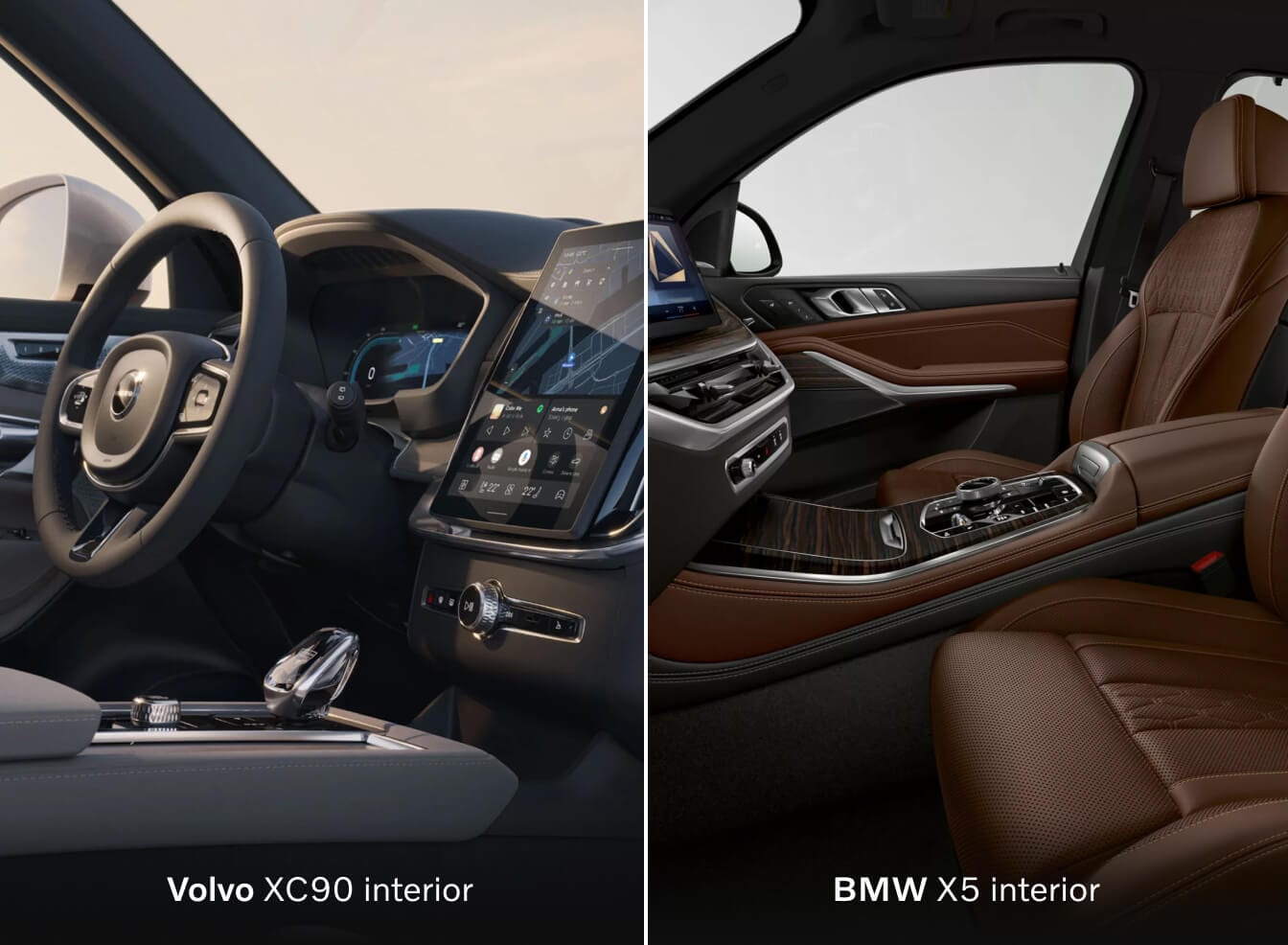 2026 Volvo XC90 vs. 2026 BMW X5 Space & Dimensions