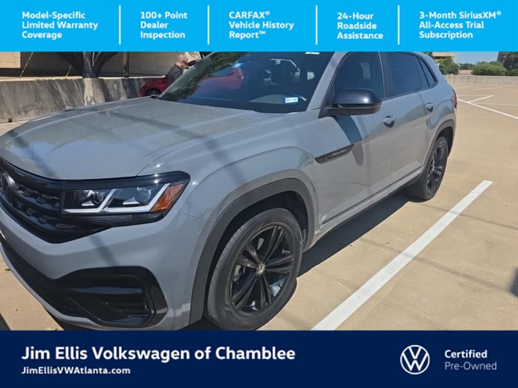 Certified 2023 Volkswagen Atlas Cross Sport 3.6L V6 SEL R-Line Black SUV