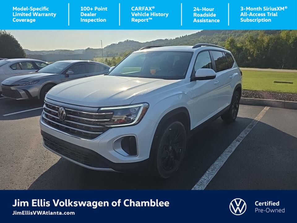 Certified 2026 Volkswagen Atlas SE w/Technology SUV