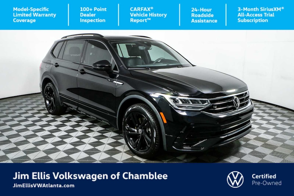 Certified 2023 Volkswagen Tiguan 2.0T SE R-Line Black SUV