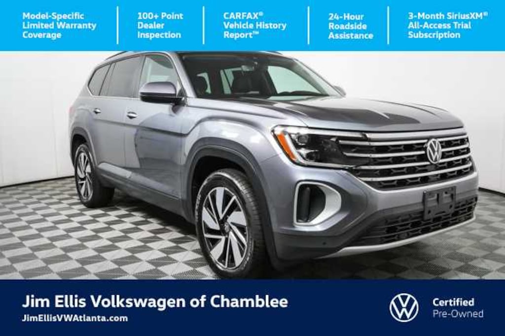 Certified 2025 Volkswagen Atlas 2.0T SE w/Technology SUV