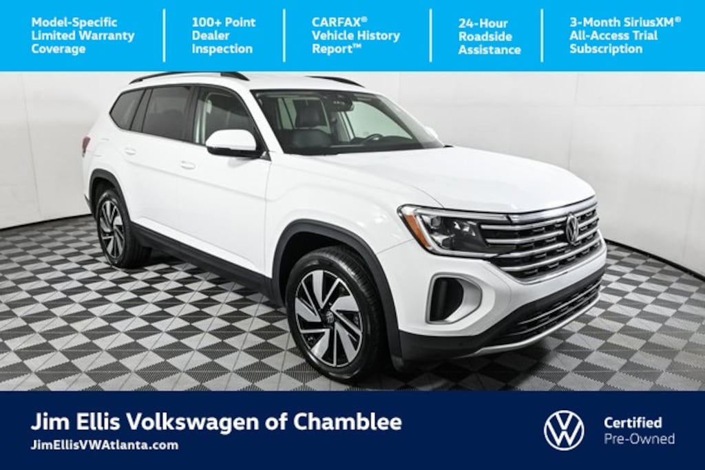 Certified 2025 Volkswagen Atlas 2.0T SE w/Technology SUV