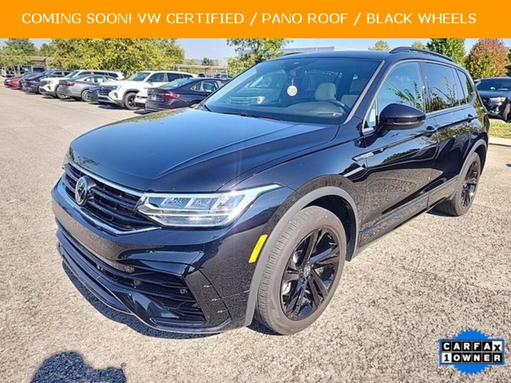Certified 2024 Volkswagen Tiguan 2.0T SE R-Line Black SUV