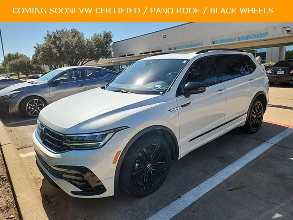 Certified 2022 Volkswagen Tiguan 2.0T SE R-Line Black SUV