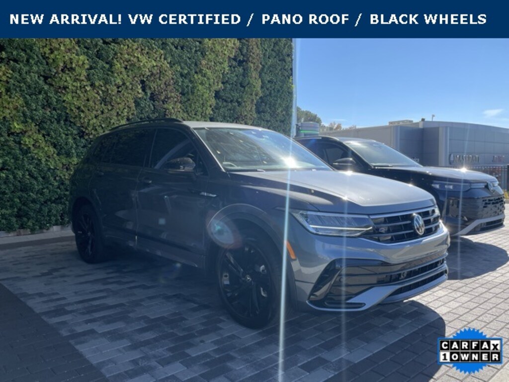 Certified 2024 Volkswagen Tiguan 2.0T SE R-Line Black SUV