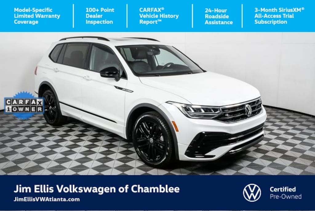 Certified 2022 Volkswagen Tiguan 2.0T SE R-Line Black SUV