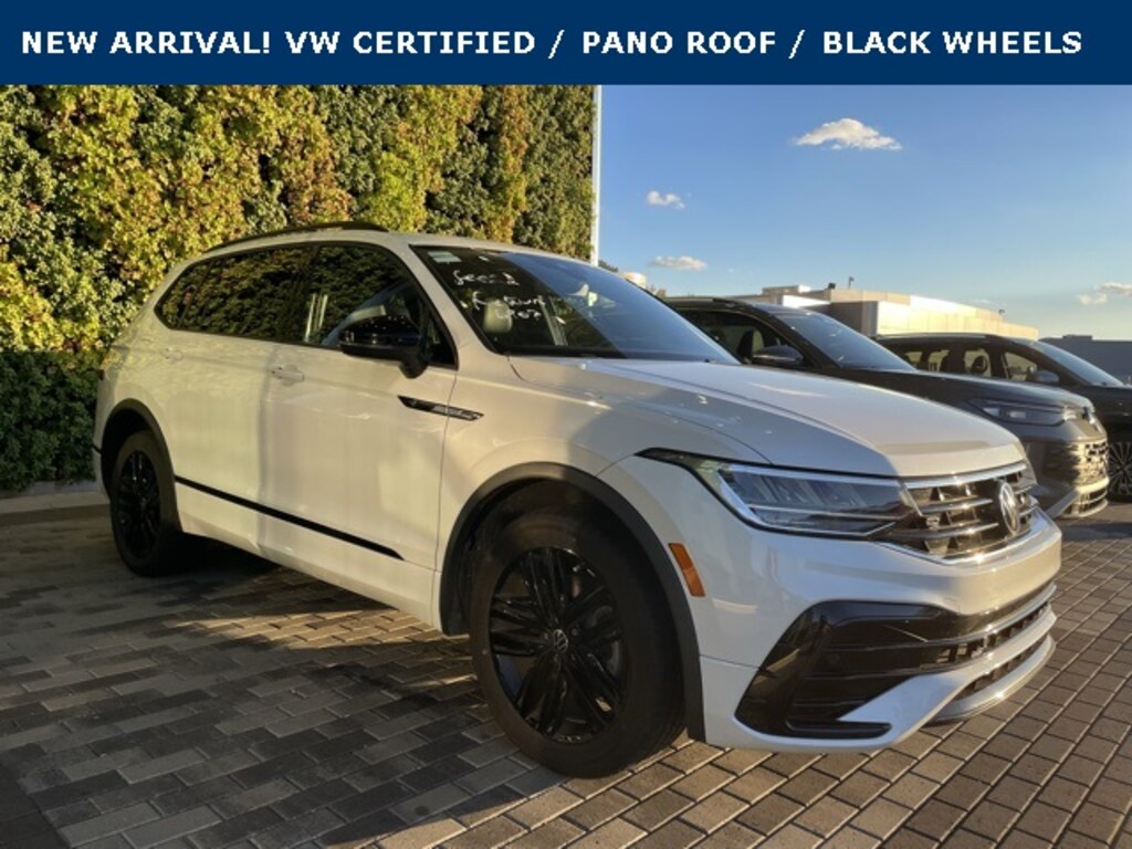 Certified 2022 Volkswagen Tiguan 2.0T SE R-Line Black SUV