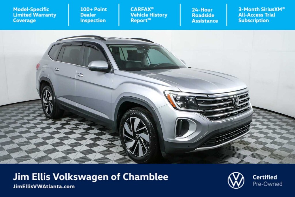 Certified 2024 Volkswagen Atlas 2.0T SE w/Technology SUV