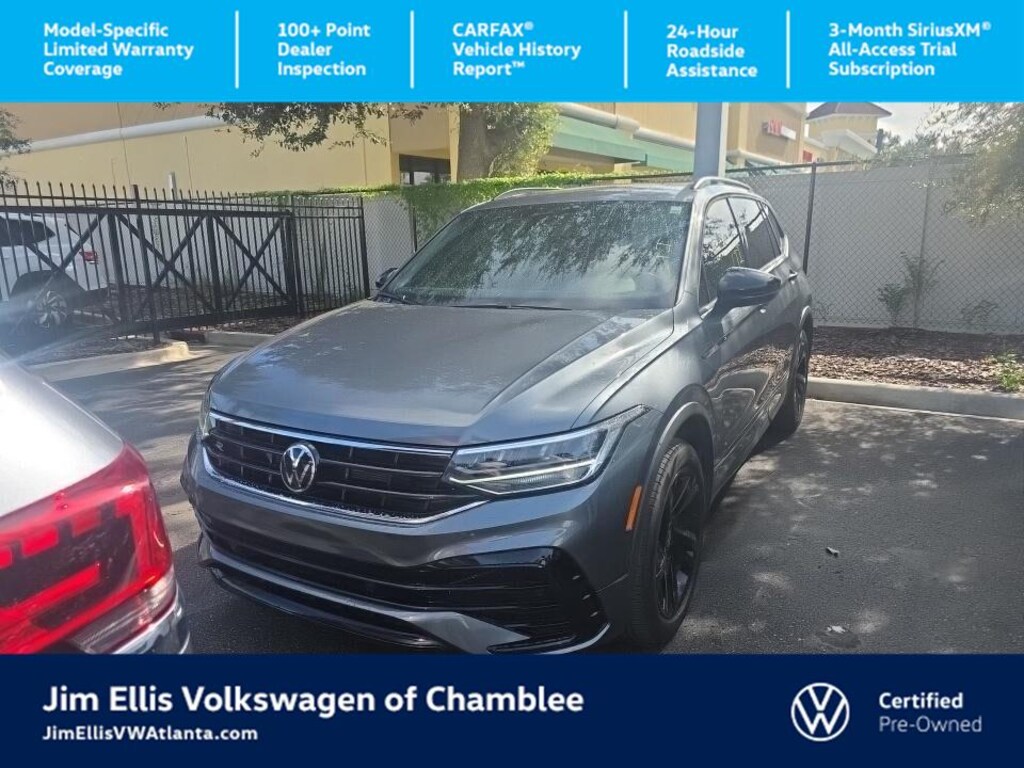 Certified 2024 Volkswagen Tiguan 2.0T SE R-Line Black SUV