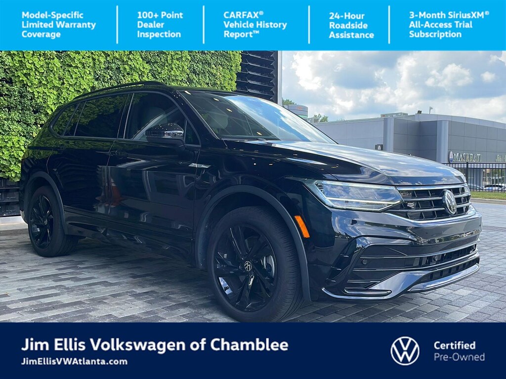 Certified 2024 Volkswagen Tiguan 2.0T SE R-Line Black SUV
