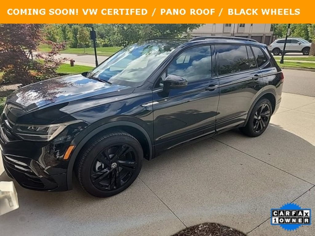 Certified 2024 Volkswagen Tiguan 2.0T SE R-Line Black SUV