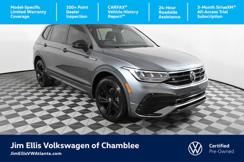 Certified 2023 Volkswagen Tiguan 2.0T SE R-Line Black SUV