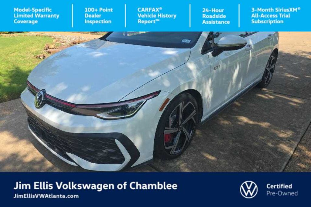 Certified 2025 Volkswagen Golf GTI 2.0T SE Hatchback
