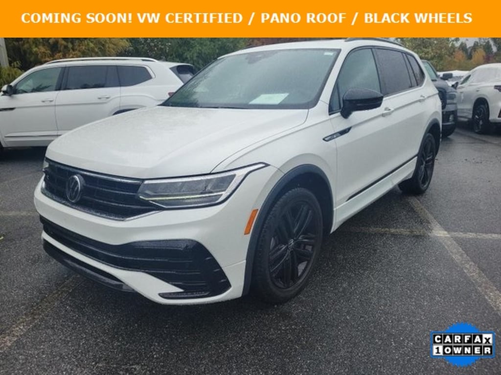 Certified 2022 Volkswagen Tiguan 2.0T SE R-Line Black SUV