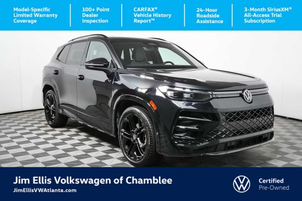 Certified 2025 Volkswagen Tiguan 2.0T SE R-Line Black SUV