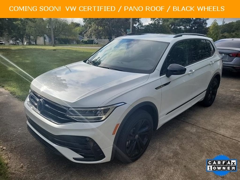 Certified 2024 Volkswagen Tiguan 2.0T SE R-Line Black SUV