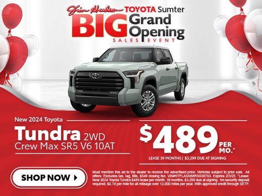Jim Hudson Toyota Sumter | Official Toyota Dealer