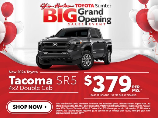 Jim Hudson Toyota Sumter | Official Toyota Dealer